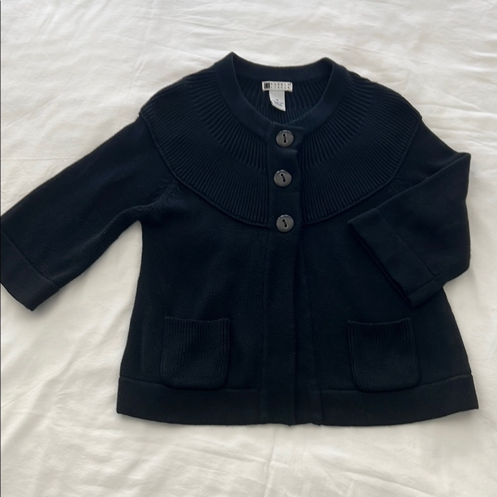 Carole Little Black Cardigan Jacket